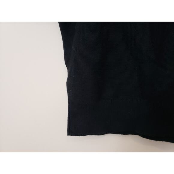 Quince Womens Basic Sweater Size M Lightweight Organic Cotton Cashmere Dolman - Picture 6 of 7